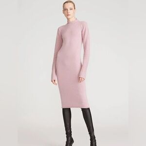 HALSTON Brinkley Wool+Cashmere Dress